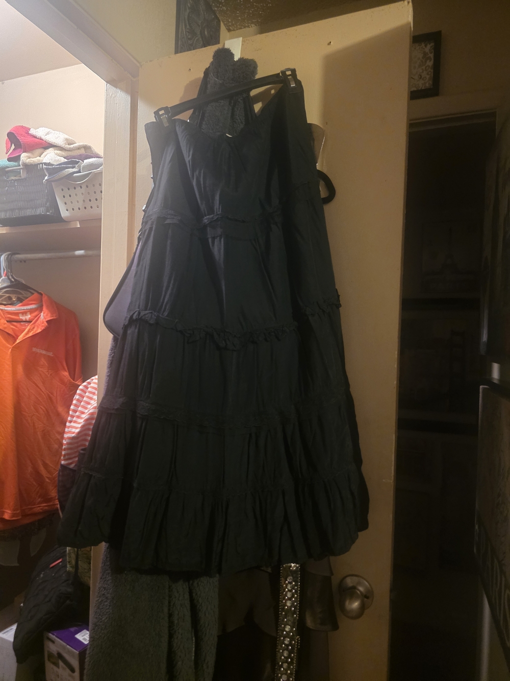 Black Tiered Sundress